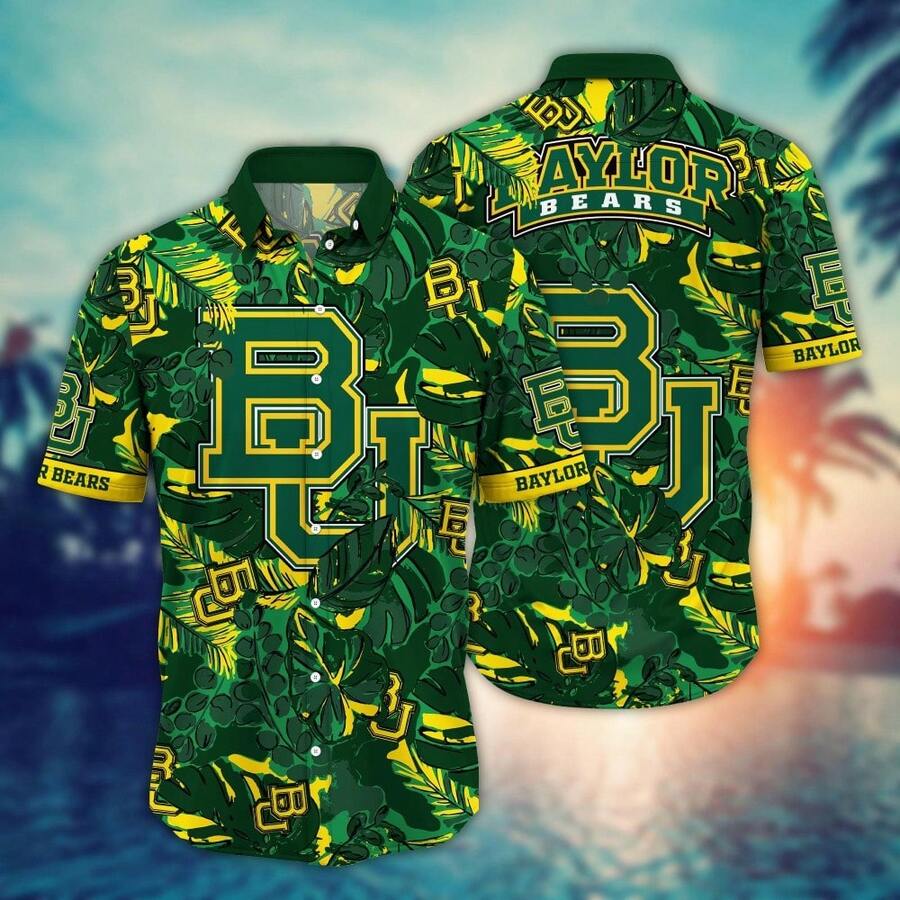 Baylor Bears Flower Hawaii Shirt For Fans Ver 29 - Nhiều màu - Xem 1