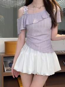 Women Tops - 藍色 - 查看 8