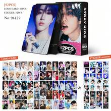 92pcs/Set Greeting Cards (60 Cards + 32 Stickers), Double-Sided LOMO Cards Bookmarks, Holiday & Christmas Gift - Sets - View 2