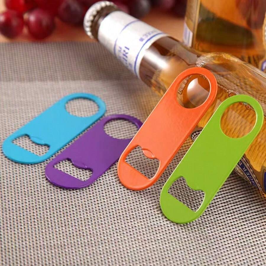 Dụng cụ mở nắp chai bằng thép không gỉ, dụng cụ mở nắp chai bia, nước ngọt, đồ uống có ga, dụng cụ mở nắp chai mini cầm tay, dụng cụ mở nắp chai cocktail. - Xem 1