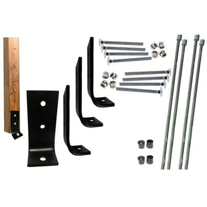 4 Pk Shed Garden Bench Memorial Chair Seat Ground Anchor Security Ckets