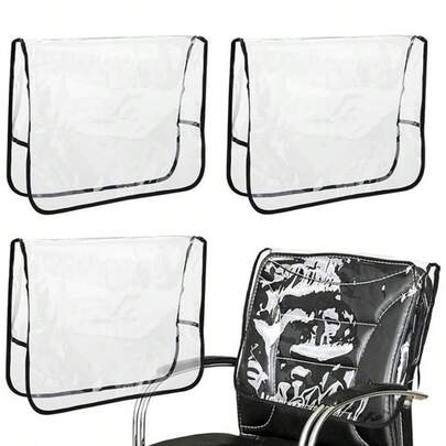 Housse de de chaise en plastique transparent, convient à la plupart des chaises standard, empêche les taches