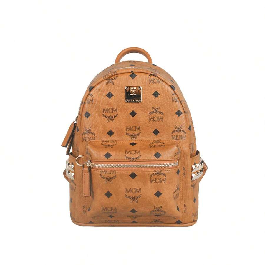 Mochila estampada para mujer MCM Stark MMKEAVE16CO001 - Color coñac MMKEAVE16CO001 - Ver 1