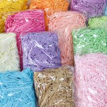 10g/20g/30g/50g/100g Multi-Color Raffia Shredded Paper Filler, Suitable For DIY Valentine's Day Candy Boxes, Birthday And Wedding Gift Boxes, Creative Packaging Decorations, School Supplies, Food Bags, Food Boxes For Candy, Chocolate, Cookies, Etc. - Multicolor - View 2