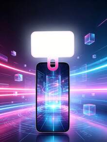 Portable Clip-On Lamp, Selfie Light, Photography Lighting, With 3 Lighting Modes And 9 Brightness Levels. Lightweight And Compact, Convenient To Carry. Suitable For Phone Lighting, Bedside Lamp, Computer And Desk Lighting. - one-size - View 12