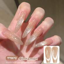 TARTU Semi-Permanenter Nagellack, HEMA-frei, TPO-frei, 8 ml Gel-Nagellack mit Katzenaugen-Effekt, Jelly und Glitzer, professionelle DIY-Maniküre, Geschenk für Frauen - Verschiedenfarbig - Übersicht 13