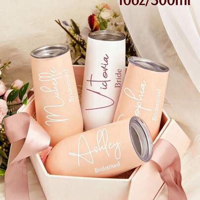 Ly sâm panh, Ly giữ nhiệt cho phù dâu, Ly giữ nhiệt tùy chỉnh, Ly quà tặng cho phù dâu, Ly giữ nhiệt cá nhân hóa, Thiệp mời phù dâu - Đa chức năng, Trang trí, Tái sử dụng, Thanh lịch, Thời trang, Chất lượng cao, Nhiều màu sắc, Hiện đại, Tùy chỉnh, Cá nhân hóa, Độc đáo, Phù hợp cho gia đình