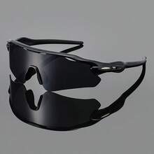 1 Pair Of High-Quality, Stylish, Streamlined Full-Frame Sports Glasses, Available In Multiple Colors, Best Choice Sports. - Black - View 10