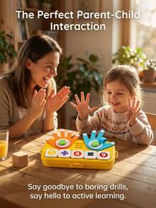 Tactile Finger Counting Math Toy Suitable For Toddlers, Montessori Board For Learning Addition And Subtraction Through Touch, Preschool Learning Activity For 3-5 Years Old, Kindergarten STEM Education Set - Multicolor - View 9
