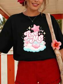Women T-Shirts - Black - View 1