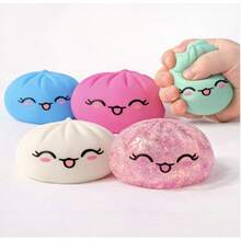 Viral Dumpling Squishy - Random Dumpling Box, Colors Dumplings Squishy Toy (Random-4PCS) - 隨機4件 - 查看 3