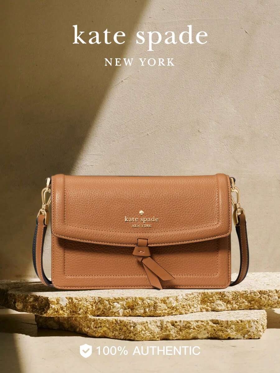 Kate Spade KS KNOTT Women's Crossbody Bag Small Handbag With Adjustable Strap - Brown - View 1