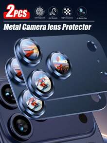 Yezodawee 2片装相机镜头保护膜，兼容苹果11/12/13/14/15/16/16 Plus/16 Pro/16 Pro Max/17/17 Air/17 Pro/17 Pro Max，高清，防刮，防摔 - 藍色 - 查看 13