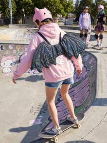 Multipurpose Small Backpack - Black - View 2