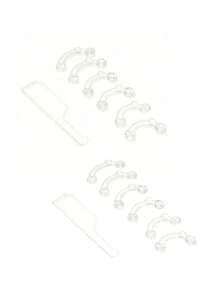 3pcs Nose Lifting Clips, 3 Sizes Nose Shaping Clips, Nose Lifting & Shaping Clips, Fine Silicone Beauty Tool, Painless Invisible Shaping Tool, Suitable For Men & Women, Christmas Gift - Multicolor - View 11