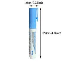 2pcs/Set Thermal Privacy Protection Eraser, White Pen Tip, Safety Privacy Protection, Portable , Large Capacity, Blue Cap Design, Suitable For Bank Cards, Phone Bills, Courier Labels And Office Use - Sets - View 11
