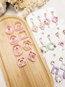 Multi-Form Geometry Polymer Clay Cutter Mold With High Precision Diy Handcrafted Clay Mold Tools, Precision Knife Molds - Craft Supplies - Perfect Gift For Diy Enthusiasts - Geometry - View 3