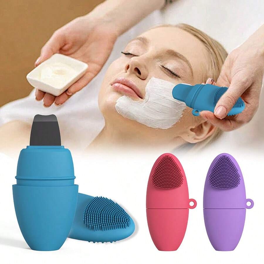 Herramienta de belleza de silicona para eliminar puntos negros, cepillo multifuncional para aplicación de mascarillas faciales - 1 pieza - Ver 1