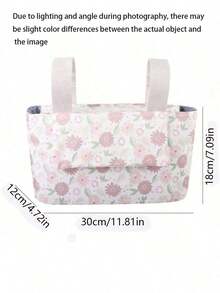 Tas Gantung Stroller, Kantong Penyimpanan Multifungsi untuk Kereta Bayi, Tas Ibu Kapasitas Besar, Portabel - MultiWarna - View 13