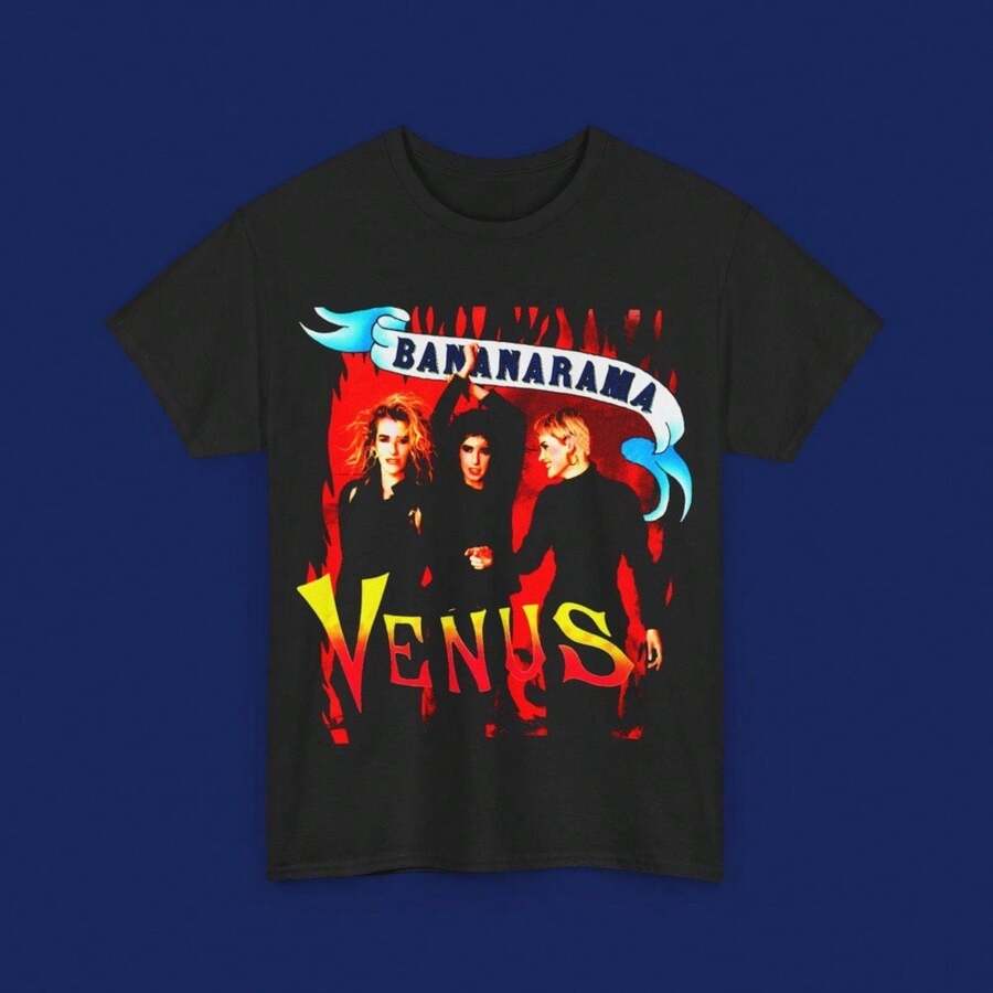 Bananarama Venus T Shirt - 黑色 - 查看 1