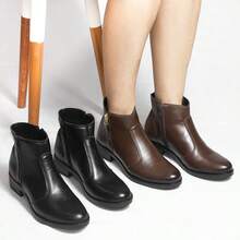 Zatta Ankle Boot With Zipper, Gal Style, Casual, Elegant, Vacation, Office - Óxido marrón - Ver 5