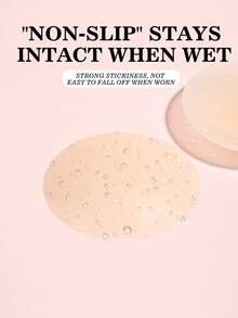 4件套女士夏季透气乳贴，隐形胸贴，粘性文胸，无肩带文胸，女士内衣，适合搭配婚纱、礼服、泳装、比基尼 - 彩色 - 查看 6