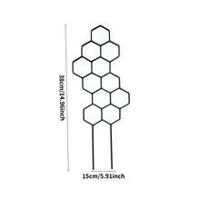 2个14.96 x 5.91英寸蜂窝状植物支架,防锈金属框架,适用于盆栽藤蔓和花卉,节省空间的室内/室外园艺支撑,BEMM - 2個 - 查看 15