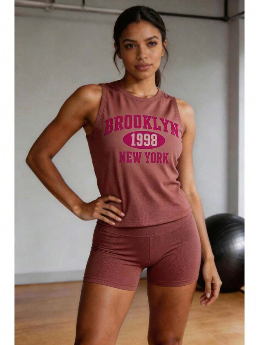 Women Sports Sets - 粉色 - 查看 1