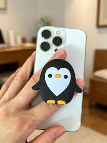 Giá đỡ điện thoại silicon từ tính gập gọn hình gấu trúc INS Panda, thiết kế hoạt hình chim cánh cụt. - Nhiều màu - Xem 10