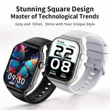 Lenovo Smartwatch, Fitness Tracker mit Herzfrequenzmesser, Vollbildschirm, Bluetooth-Anrufe, ultraleichte Smartwatch für Männer und Frauen - Übersicht 10