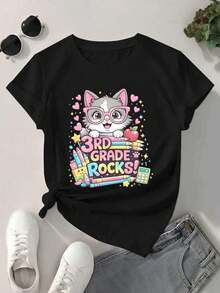 Women T-Shirts - Black - View 2