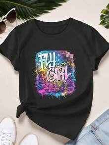 Women T-Shirts - Black - View 2