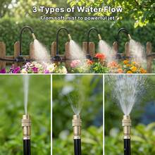 Senmeo 100Pcs 49.2Ft Automatic Drip Irrigation System, Garden Watering Irrigation Kit With 15pcs Adjustable Copper Nozzles, For Raised Bed, Lawn, Greenhouse - Bộ dụng cụ phun 49,2ft - Xem 5