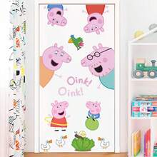 Peppa Pig Explorer Family Creative & Fun Bathroom Stickers Decor, Featuring Cartoon Characters Peppa And George. Adorable Waterproof Stickers For Bathroom, Kitchen, Living Room - XZPQ02 - View 6