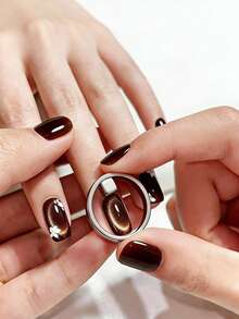 3秒镂空猫眼美甲工具：强磁环，适合初学者，轻松打造黑洞猫眼美甲 - 彩色 - 查看 9