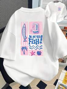 Women T-Shirts - [White] - View 2