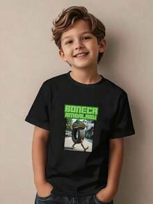 Tween Boys T-Shirts - Black - View 1