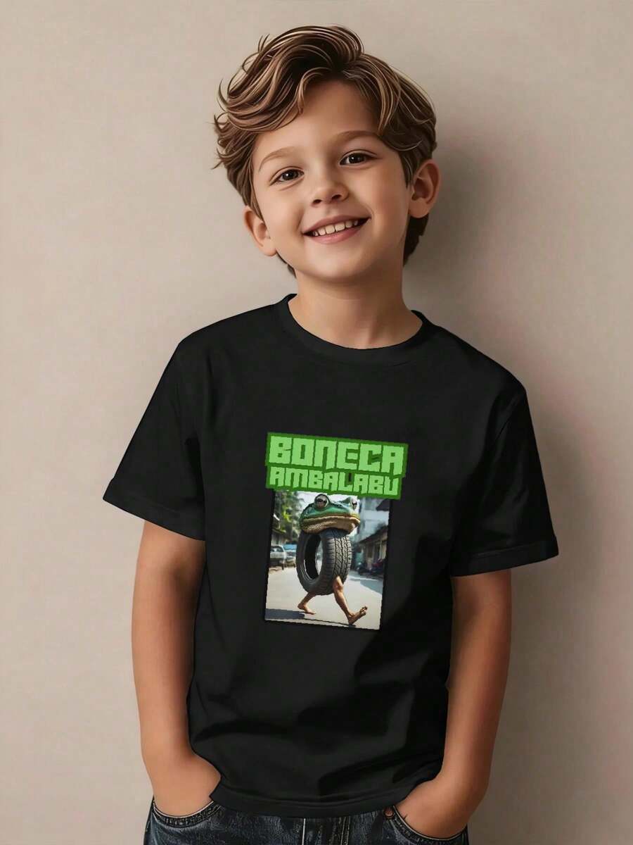 Tween Boys T-Shirts - Black - View 1