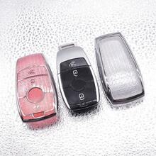 Ốp bảo vệ chìa khóa xe hơi 3 nút cho xe Benz A, B, C, E, G, R, S, CLS, SLC, CLA, GLB, GLC, GLE, GLS, AMG Series bằng TPU. - Mẫu D - Xem 10