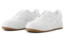 Alo Yoga Recovery Mode Leather Low Top Skateboard Shoes Unisex White White With Original Shoe Box - 白色 有原廠鞋盒 - 查看 3
