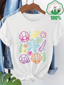Women T-Shirts - [White] - View 12