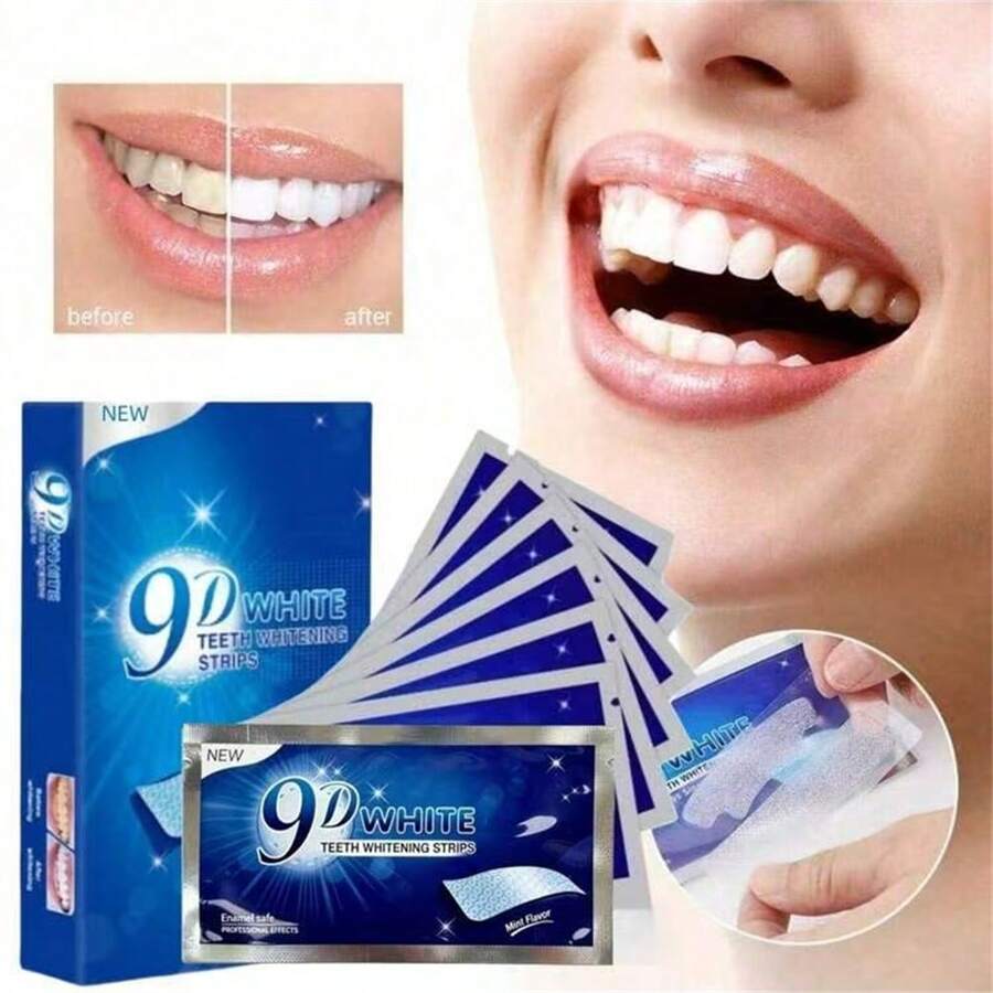1 Box Disposable Blue Dental Toothpicks, Portable Adult Oral Cleaning - Blue - View 1