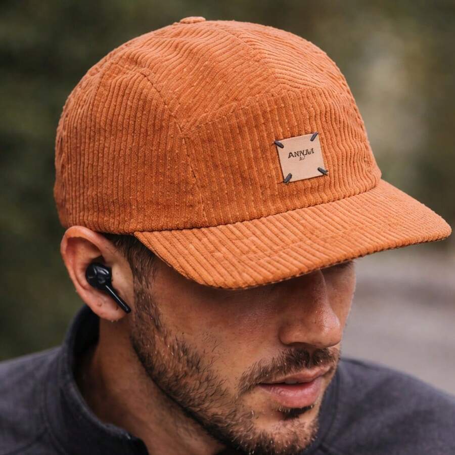 Anth Co Five Panel Original Cap With Velvet Brim - Lạc đà - Xem 1