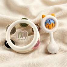 2/3pcs Baby Rattle Toy Set, Baby Grasping Rattle, Easy Grip Sensory Teether, Baby Development Learning Music Toy, Newborn Shower Birthday Gift For Boys And Girls - Multicolor - View 6