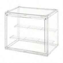 1 pieza Caja de almacenamiento de muñeca móvil, Caja ciega, Caja de clasificación de muñecas, Caja de exhibición de muñecas de acrílico, Caja de almacenamiento transparente, Caja de exhibición de almacenamiento de juguetes ensamblada, Decoraciones de Navidad, Día de San Valentín y Año Nuevo - Multicolor - Ver 4