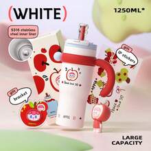 1PC 40oz Stainless Steel Insulated Car Cup, Large Capacity, With Handle, Easy To Carry, Meet Daily Use Needs, Available In A Variety Of Colors, Is A Good Choice For Personal Use Or As A Gift, Holiday Gift, Beautiful And Practical - Multicolor 2 - View 15