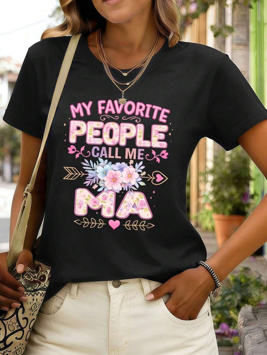 Women T-Shirts - Black - View 1
