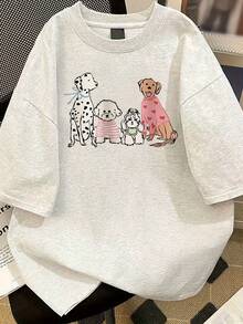 Women T-Shirts - [White] - View 4