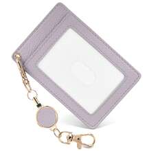 1 buah Dompet Kartu Dorong Lipat Bergaya, Bahan Kulit Sintetis PU, Dompet Kartu Lipat Multifungsi, Dapat Menampung Kartu Kampus, Kartu Makan, Kartu Identitas, dll., Bahan Kulit Sintetis, Banyak Slot, Desain Ultra Tipis, Dilengkapi Gantungan Kunci - MultiWarna - View 21