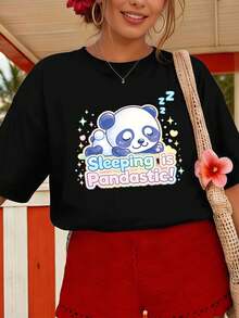 Women T-Shirts - Black - View 1